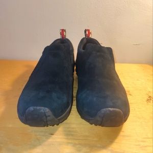 Merrell J60826 Women's Jungle Moc Slip On Shoes Black Suede Womens Size 10